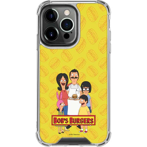 Bobs Burgers Family Portrait iPhone 15 Pro Clear Case